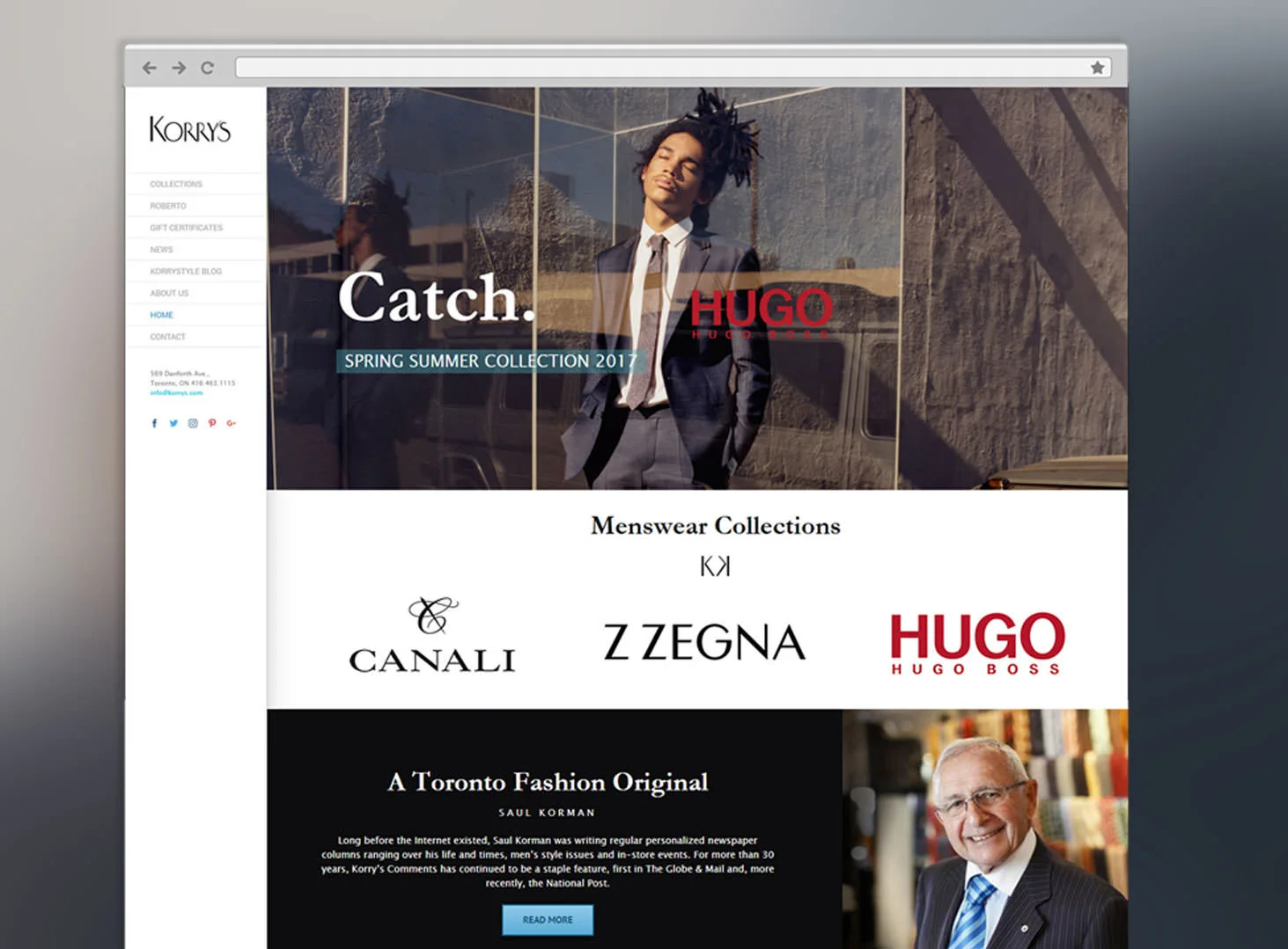 Web Development for Fashion Store in Toronto